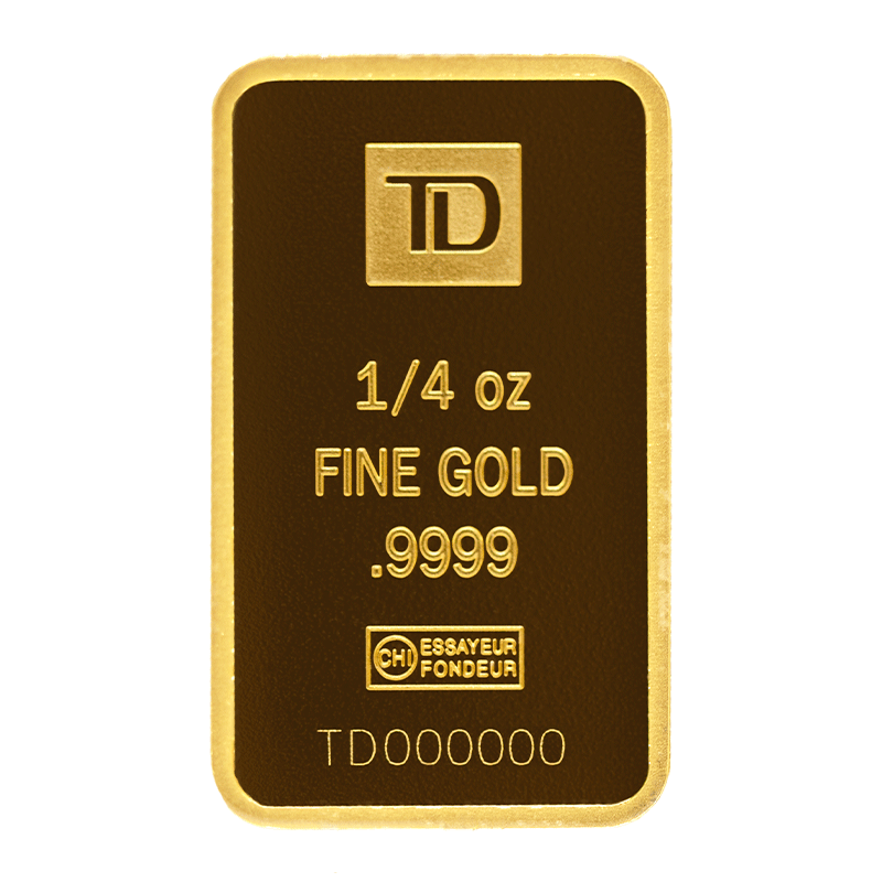 Buy 1/4 oz TD Diwali Gold Bar (2024) Price in Canada TD Precious Metals